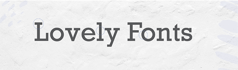 slab serif - branding design - font choices